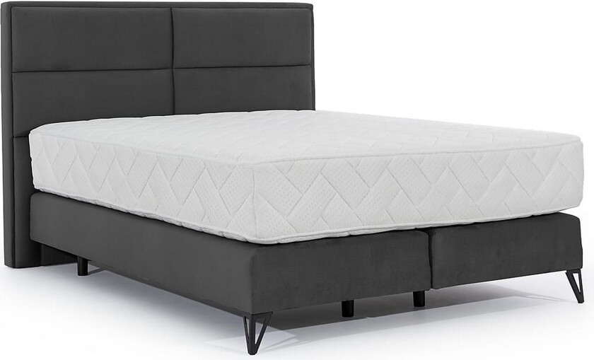 Kasyap Sengepakke Rammeseng 180x200 cm - Grå