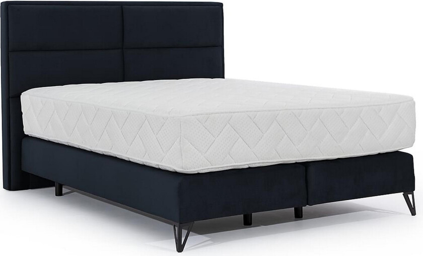 Kasyap Sengepakke Rammeseng 140x200 cm - Mørkeblå