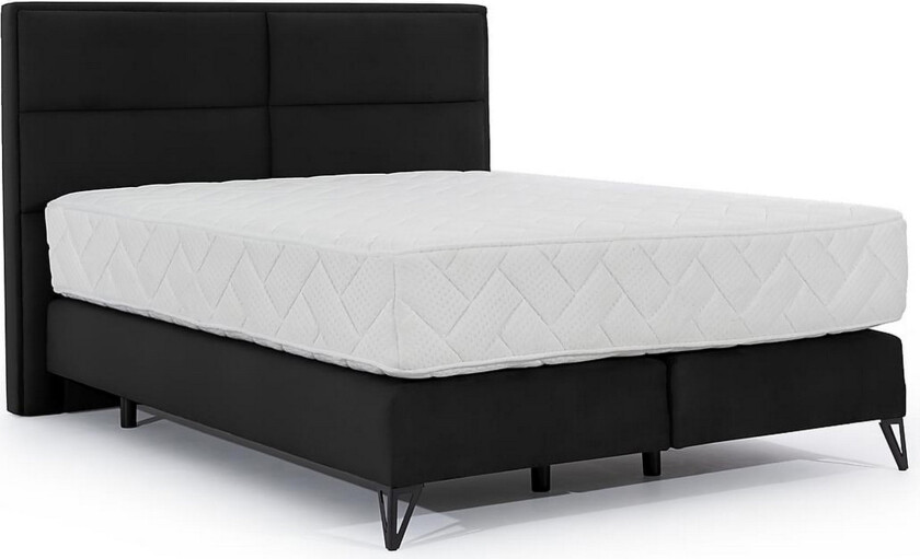 Kasyap Sengepakke Rammeseng 180x200 cm - Svart