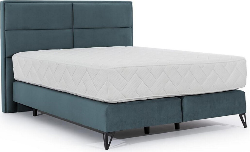 Kasyap Sengepakke Rammeseng 180x200 cm - Blå