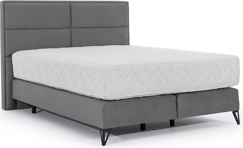 Kasyap Sengepakke Rammeseng 140x200 cm - Grå