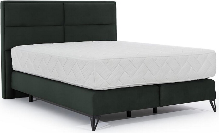 Kasyap Sengepakke Rammeseng 160x200 cm - Mørkegrønn