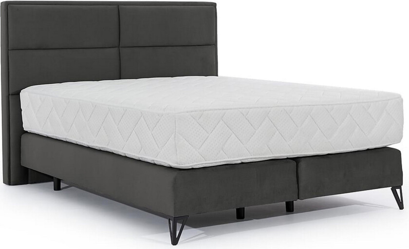 Kasyap Sengepakke Rammeseng 180x200 cm - Grå