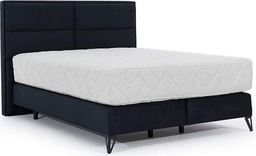 Kasyap Sengepakke Rammeseng 160x200 cm - Mørkeblå