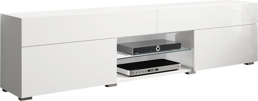 Tv-benk 180x45 cm - Hvit