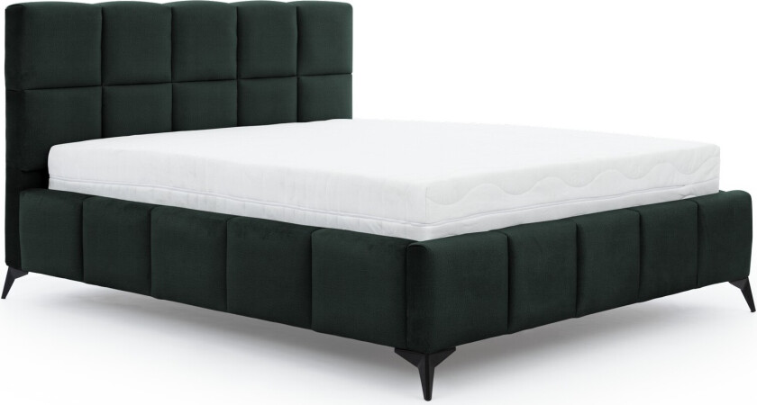 Kamble Sengeramme med Oppbevaring 160x200 cm - Grønn