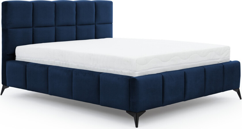 Kamble Sengeramme med Oppbevaring 180x200 cm - Blå