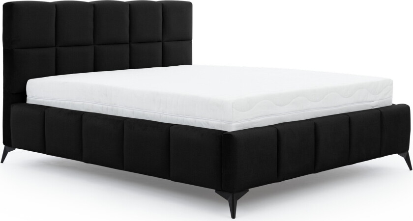 Kamble Sengeramme med Oppbevaring 160x200 cm - Svart