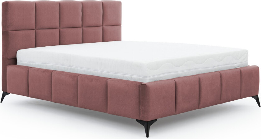 Kamble Sengeramme med Oppbevaring 180x200 cm - Rosa