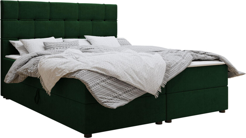 Kontinentalseng 140x200 cm - Svart