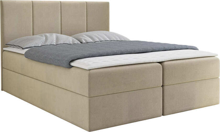 Laggano Kontinentalseng 180x200 cm + Overmadrass - Beige