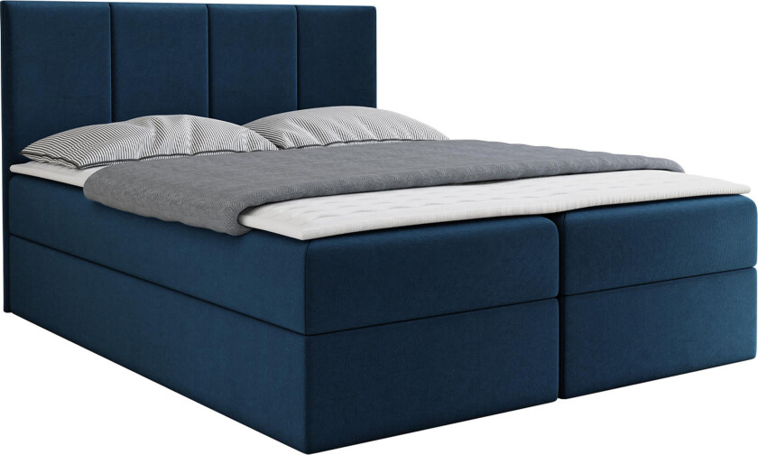 Laggano Kontinentalseng 180x200 cm + Overmadrass - Svart