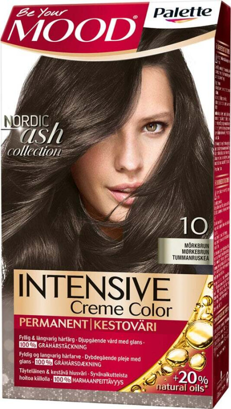 Mood Haircolor 10 Dark Brown, MOOD Hårfarge