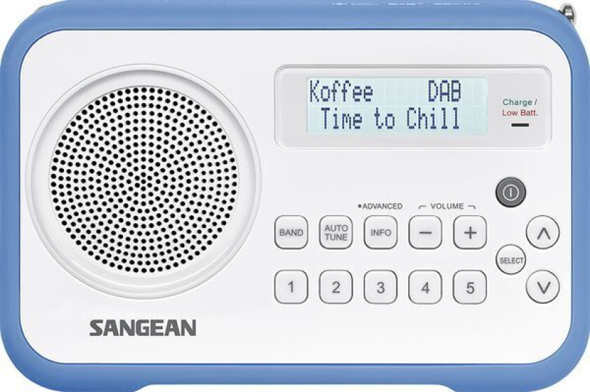 Sangean Dab Radio dpr67 Blå/hvit 340071
