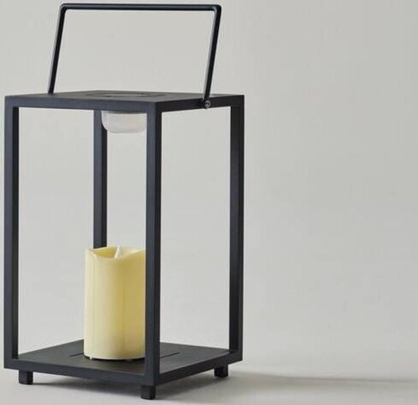 SOLALA lanterne solcelledrevet Svart