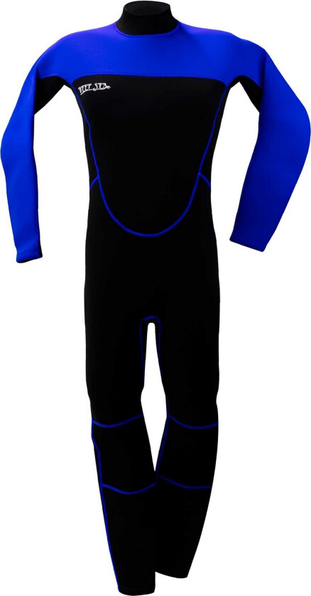 Deep Sea Herrevåtdrakt, full lengde XXL - Svart/Blå