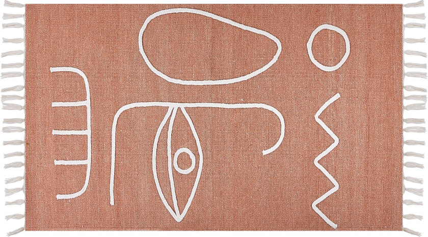 Yavu Ryeteppe 80x150 cm - Rød