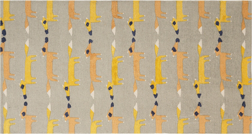 Bankgo Bomullsteppe 80x150 cm - Grå