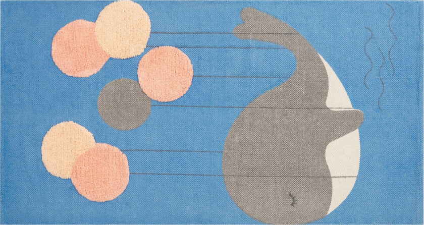 Balabang Bomullsteppe 80x150 cm - Blå