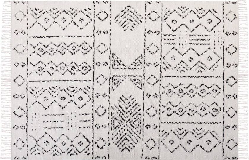 Alkent Ullteppe 160x230 cm - Svart/hvit
