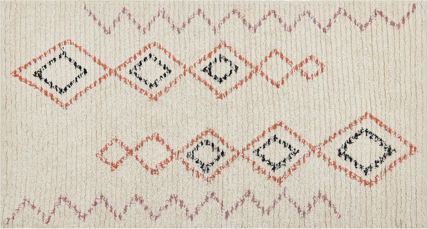 Guwahati Bomullsteppe 80x150 cm - Beige