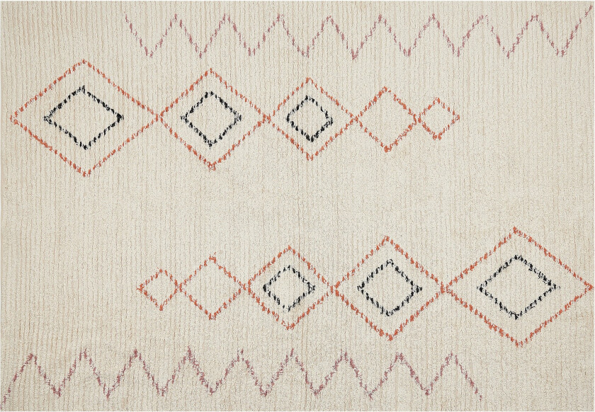 Guwahati Bomullsteppe 160x230 cm - Beige