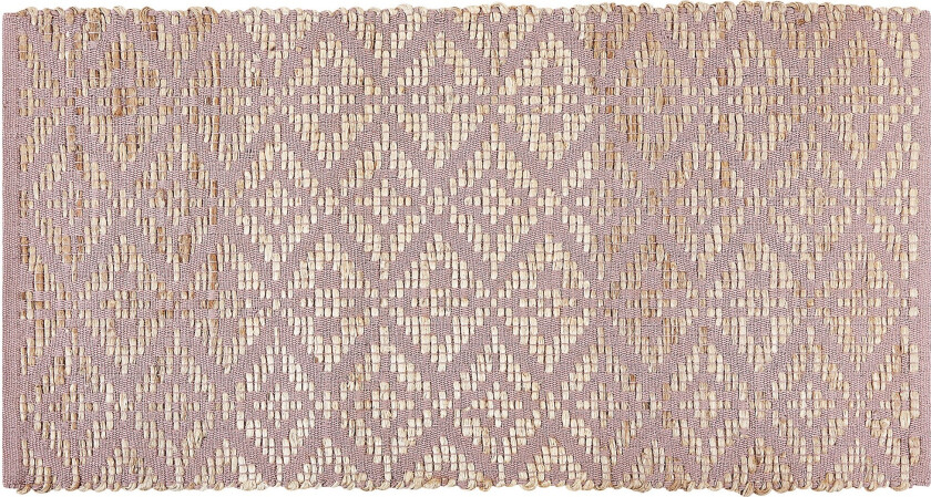 Gerze Bomullsteppe 80x150 cm - Rosa