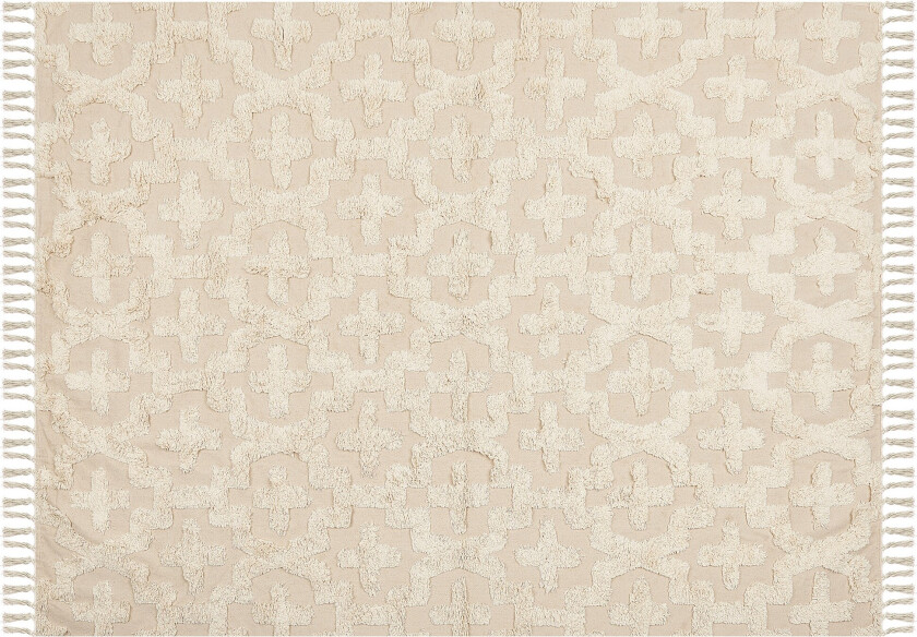 Itangar Bomullsteppe 160x230 cm - Beige