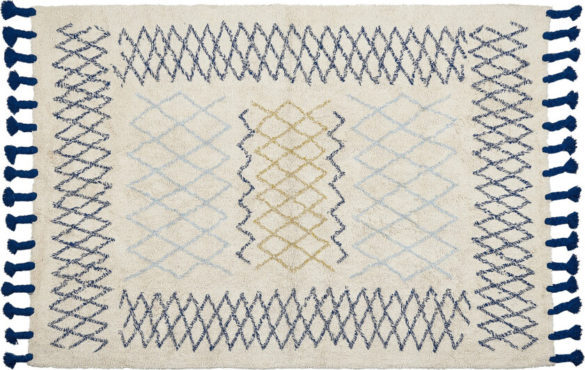 Erzincan Bomullsteppe 140x200 cm - Beige