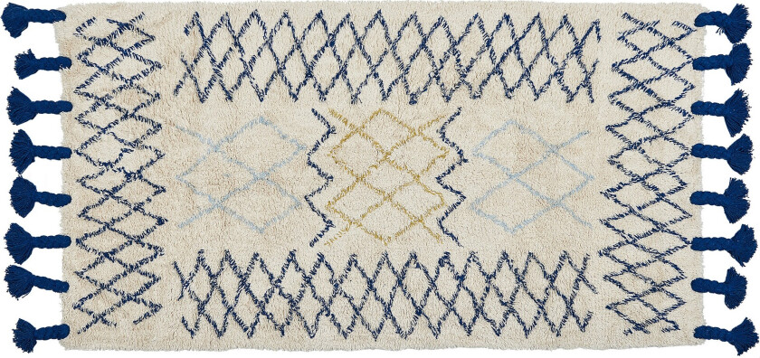 Erzincan Bomullsteppe 80x150 cm - Beige