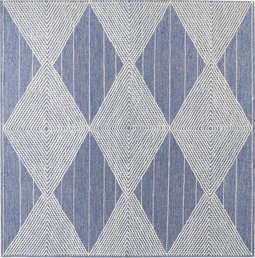 Datca Ullteppe 200x200 cm - Blå