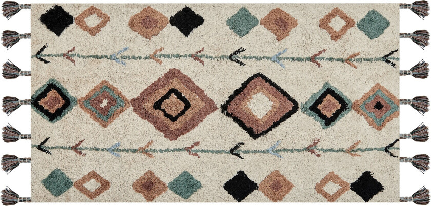 Eskisehir Bomullsteppe 80x150 cm - Beige
