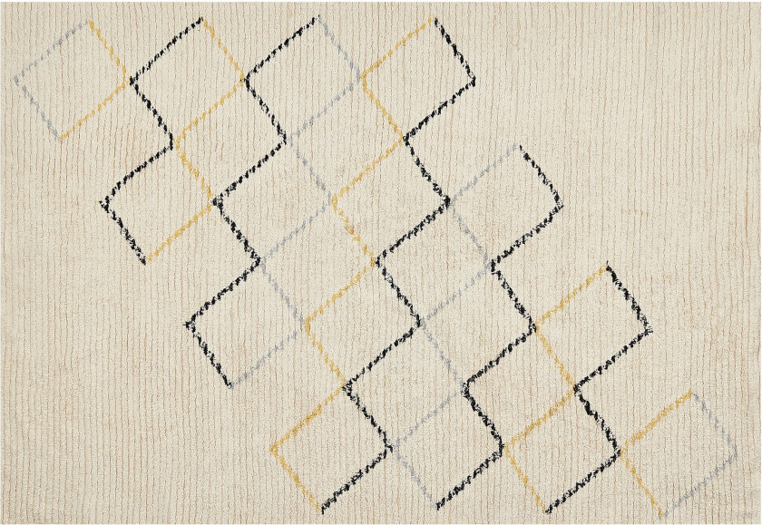 Tezpur Bomullsteppe 140x200 cm - Beige
