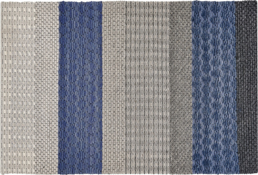 Akkaya Bomullsteppe 140x200 cm - Svart/hvit