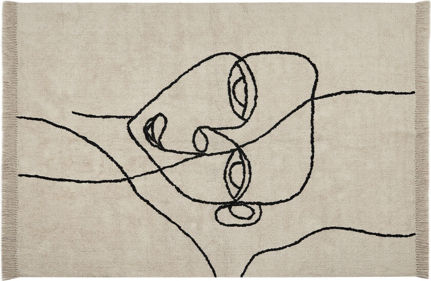 Nuru Bomullsteppe 140x200 cm - Beige