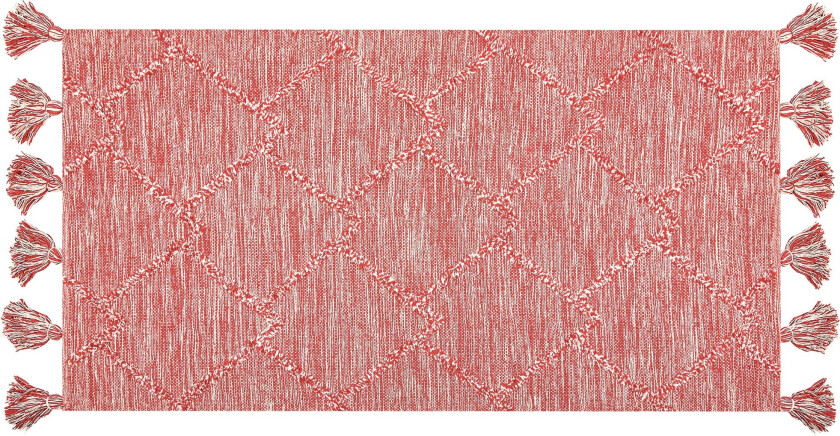 Nigde Ryeteppe 80x150 cm - Rød