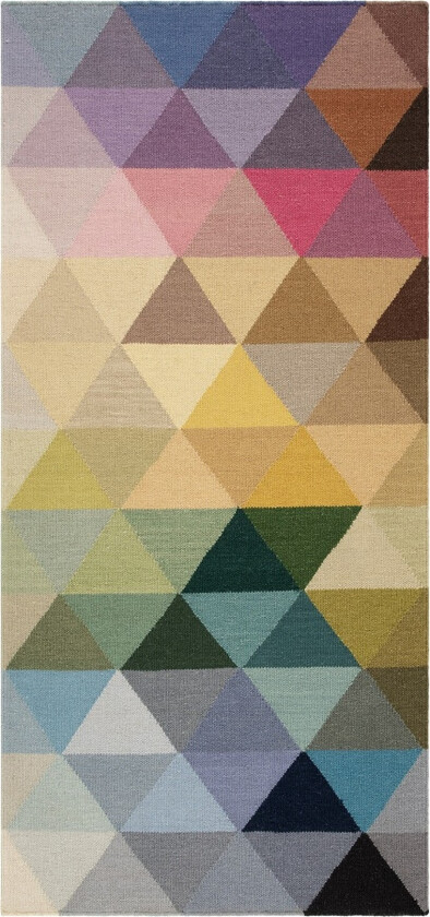 Hiromasa Ullteppe 80x240 cm Oval - Flerfarget