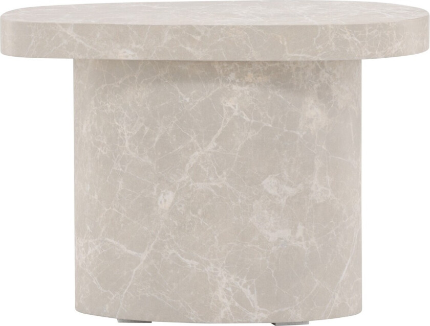 Båstad Sidebord 50x30 cm Lysegrå - Venture Home