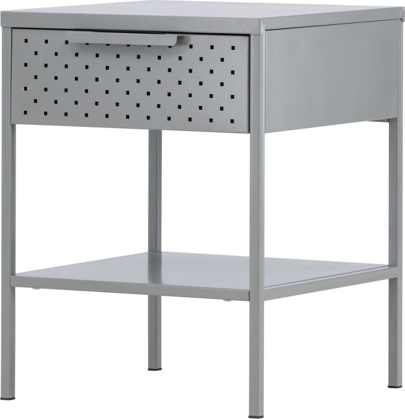 Sacramento Nattbord 40 cm Lysgrå - Venture Home