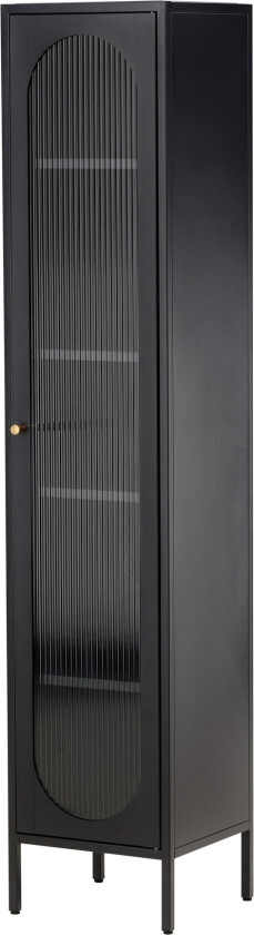 Cali Vitrineskap 37x180 cm Svart - Venture Home