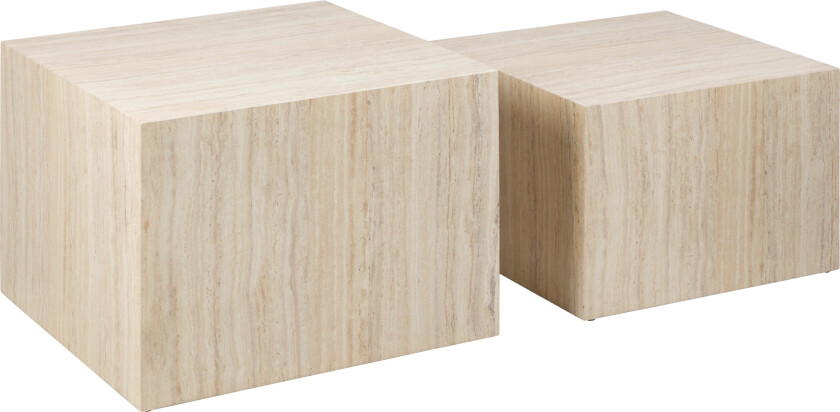 Samon Sofabord 58x58 cm - Beige