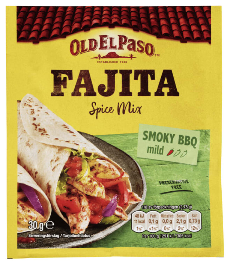 Spice Mix Fajita 30g