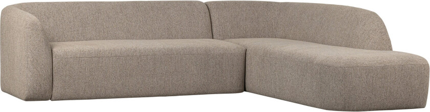 Mooli Sofa med Sjeselong 3-seter - Naturmelange