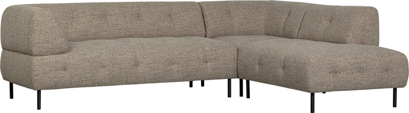 Ranta Sofa med Sjeselong 3-seter - Brun
