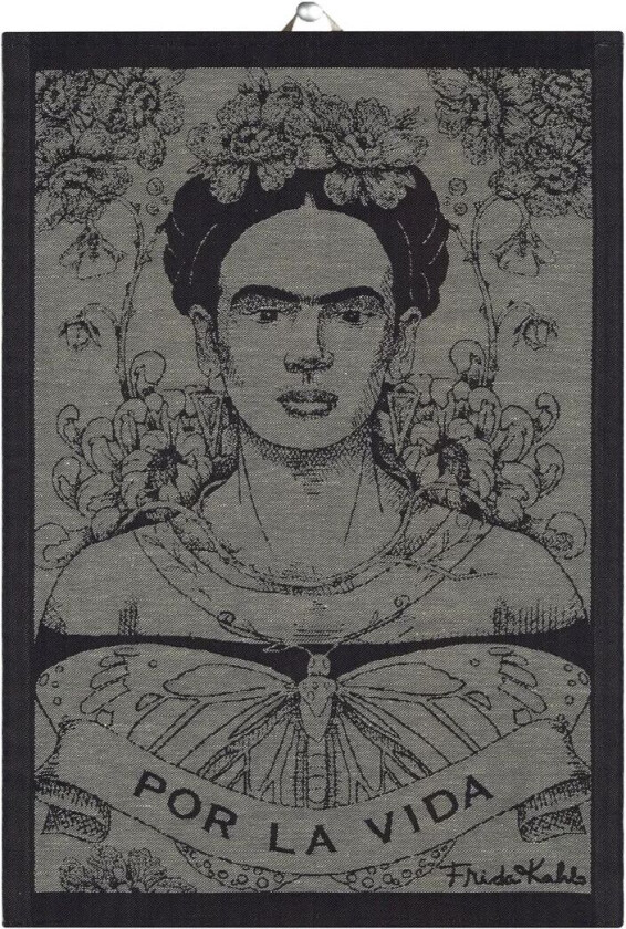 Frida Kahlo kjøkkenhåndkle 35 x 50 cm Fuerza