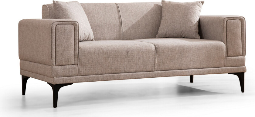 Naoko 3-seter Sofa - Lysebrun