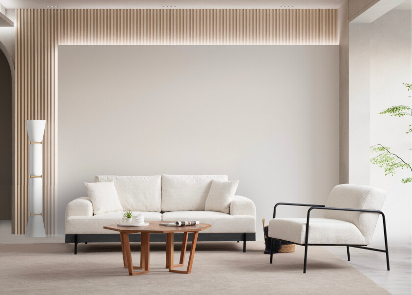 Eti Sofa 3-seter - Hvit
