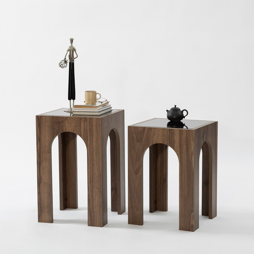 Lowan Sofabord 35 cm - Mørkebrun