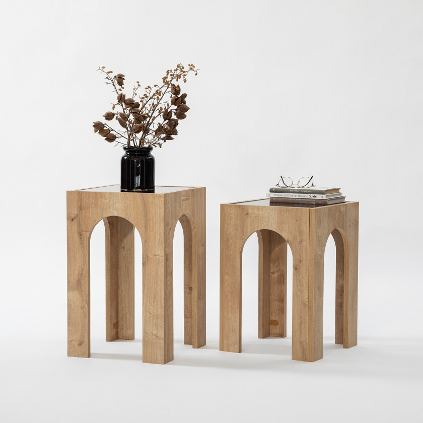 Lowan Sofabord 35 cm - Eik