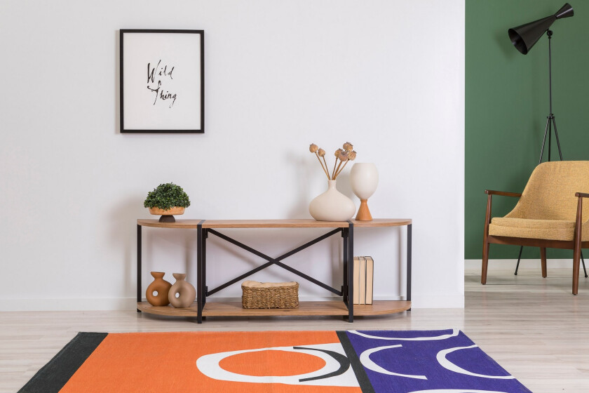 Bilde av Debesis TV-benk 138 cm - Brun/Svart